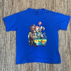 Gildan‎ Horror Movie Characters Scooby Doo Van Graphic Tee Youth Large